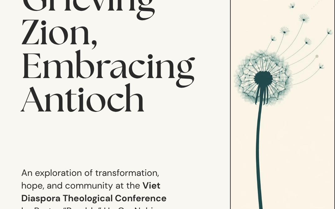 Grieving Zion, Embracing Antioch